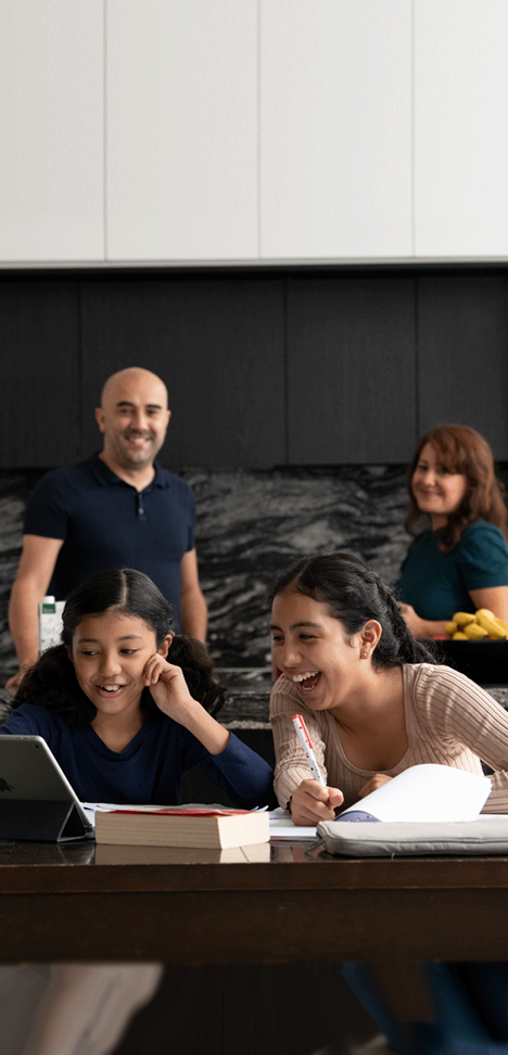 Couple thinking about refinancing their home loan